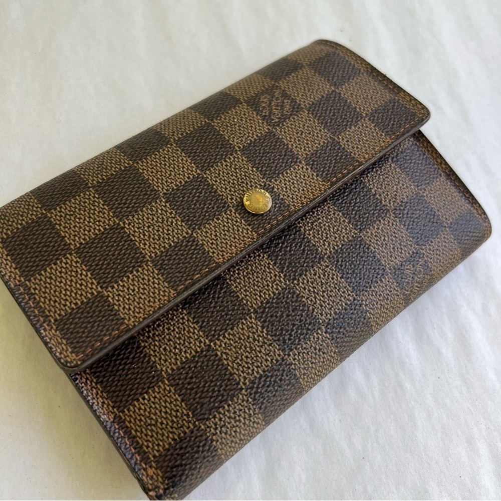 Louis Vuitton Damier Ebene Porte Tresor Etui Papiers Wallet - Picture 4 of 16